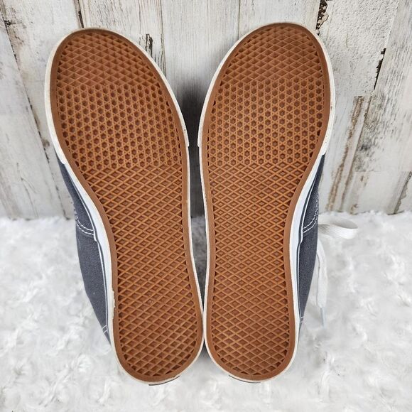 Vans Gray Sneakers W-7 M-5.5 - Picture 6 of 8